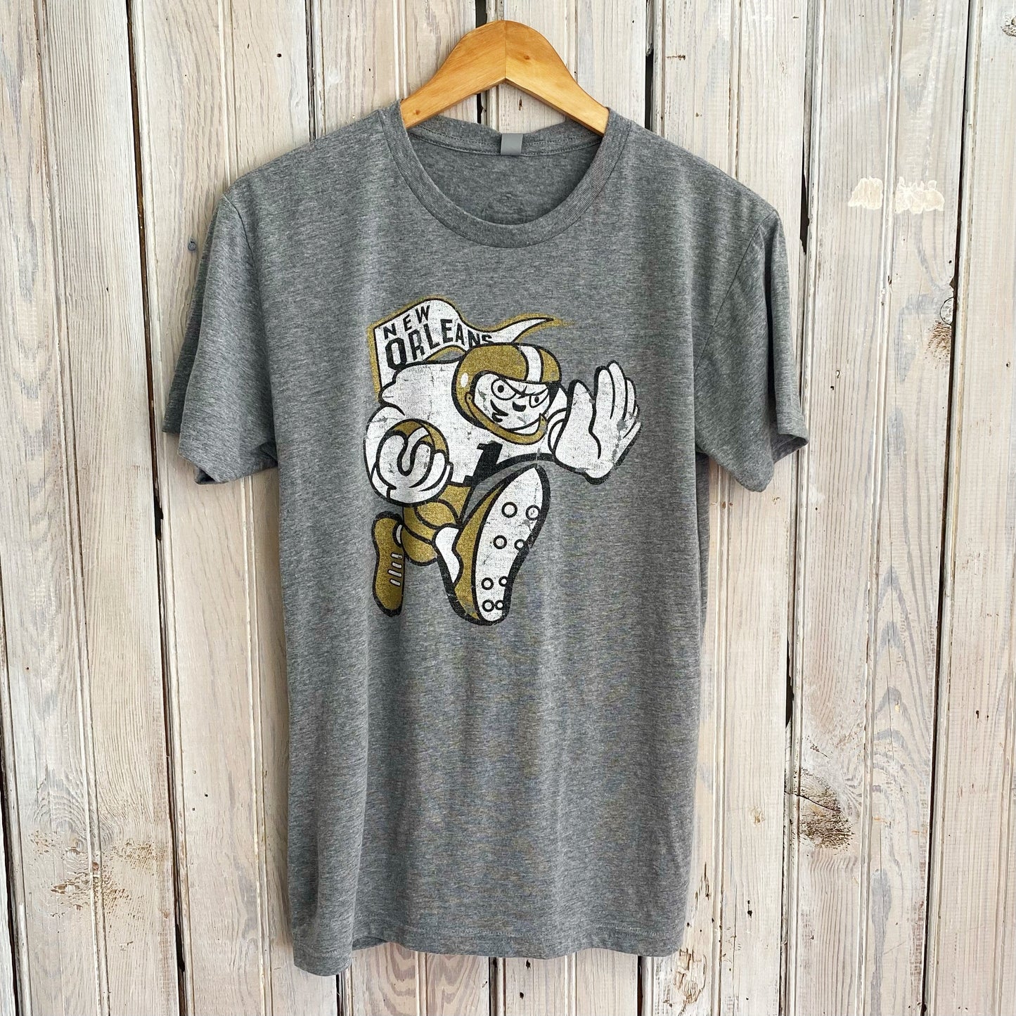 Retro Player Unisex Tee-tri grey