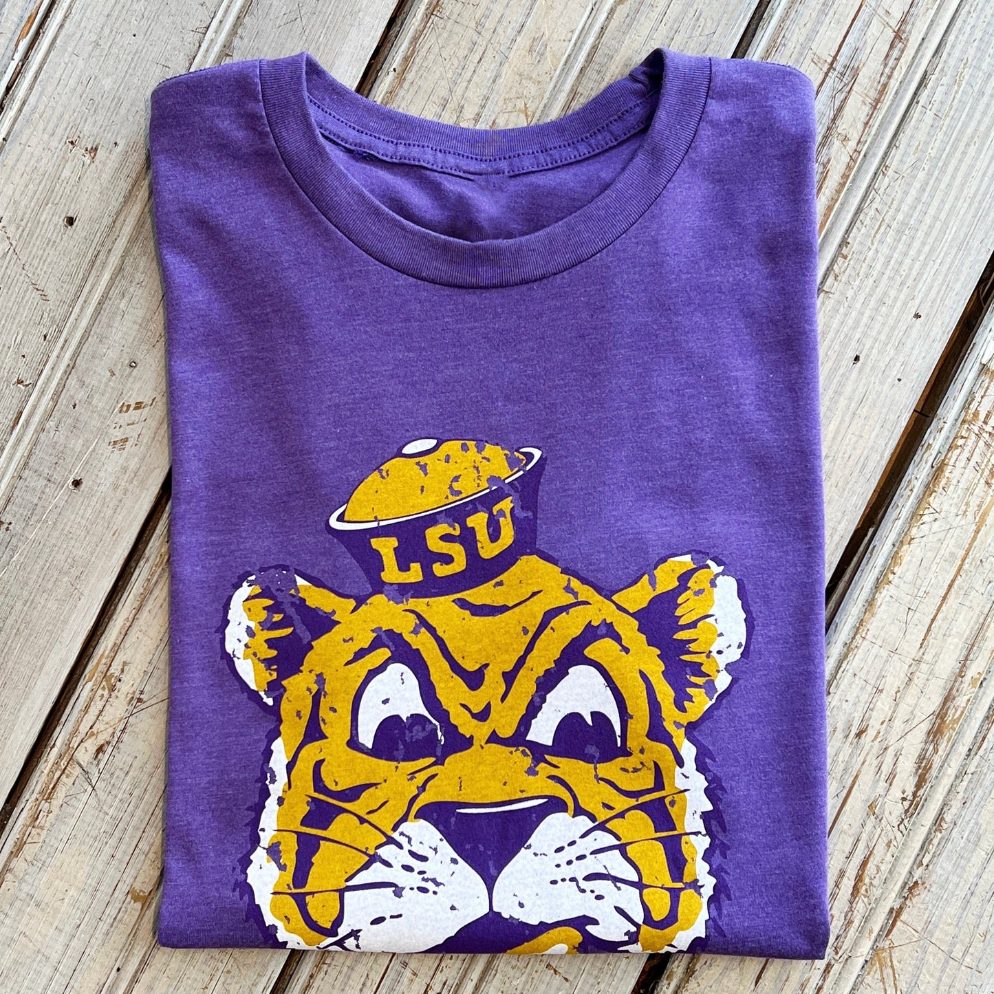 LSU Sailor Mike Tee-heather purple