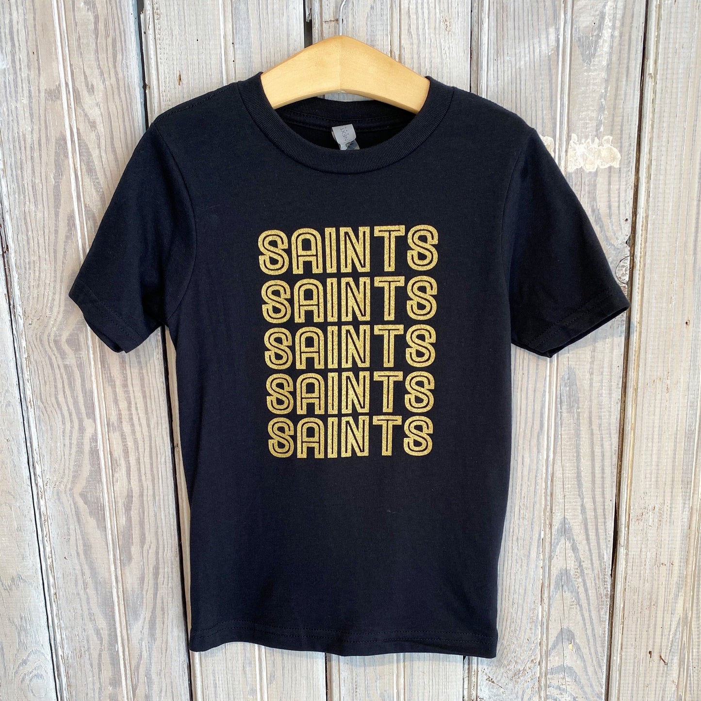 Saints x 5 Kid Crew-black/gold