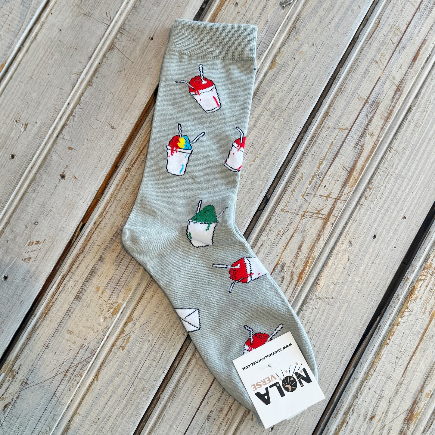 Nolaverse Snoball Sock-grey