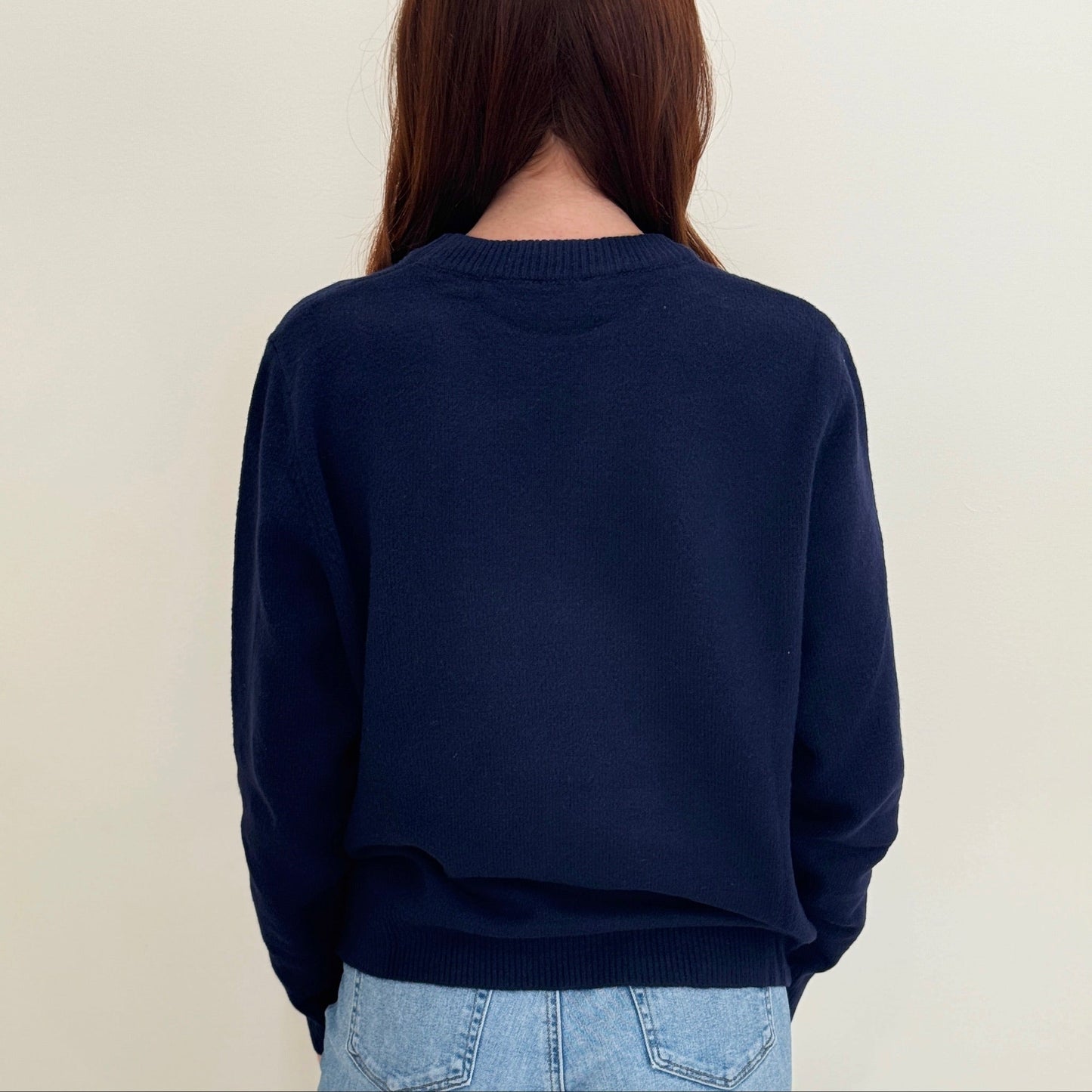 Karma is My Boyfriend Sweater-navy