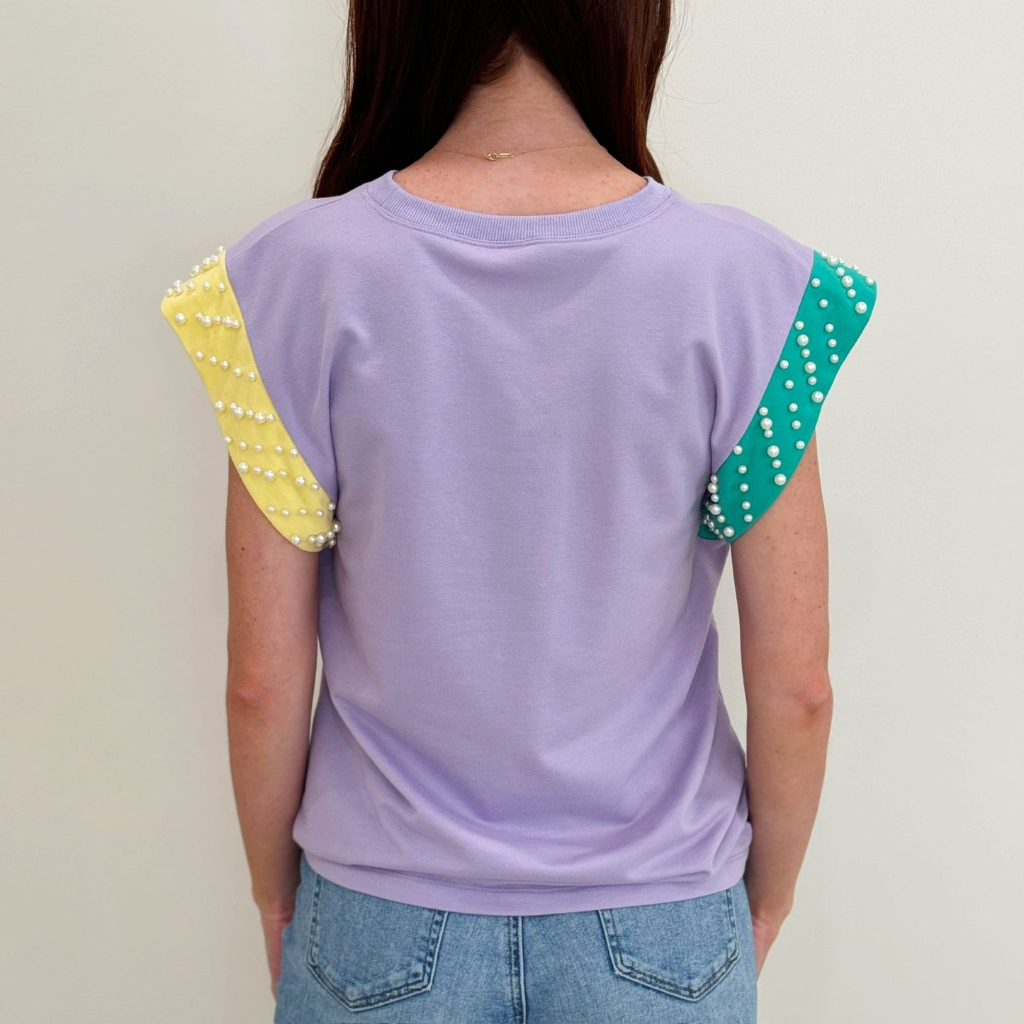 Nolaverse Pastel Mardi Pearl Flutter Sleeve