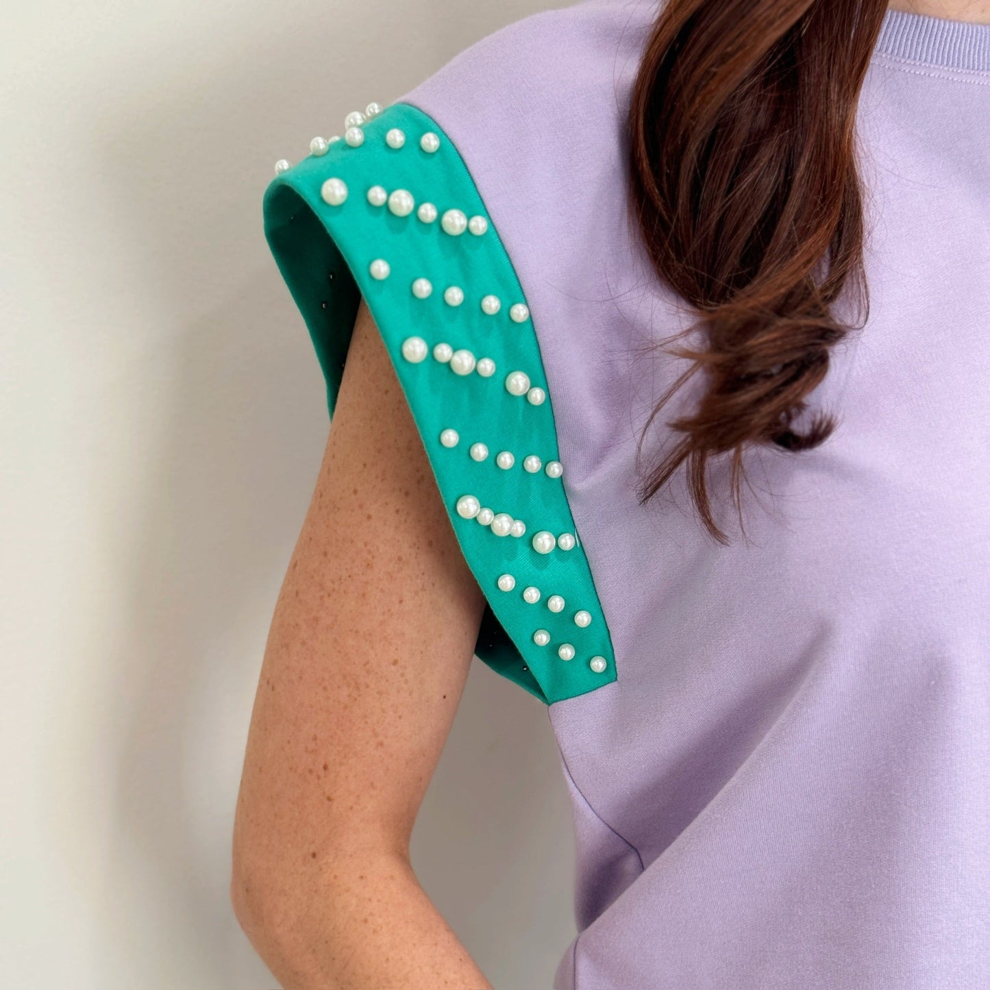 Nolaverse Pastel Mardi Pearl Flutter Sleeve