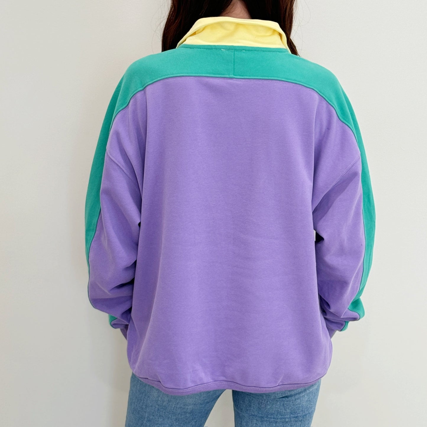 Pastel Mardi Gras 1/4 Zip Fleece