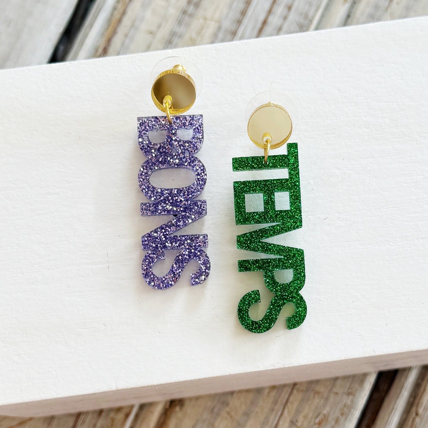 Bons Temps Acrylic Earring