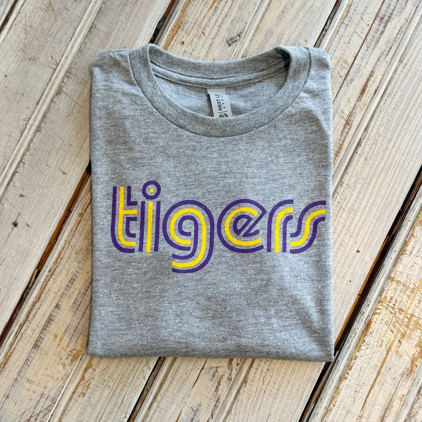 Mono Tigers Kids Tee-heather grey