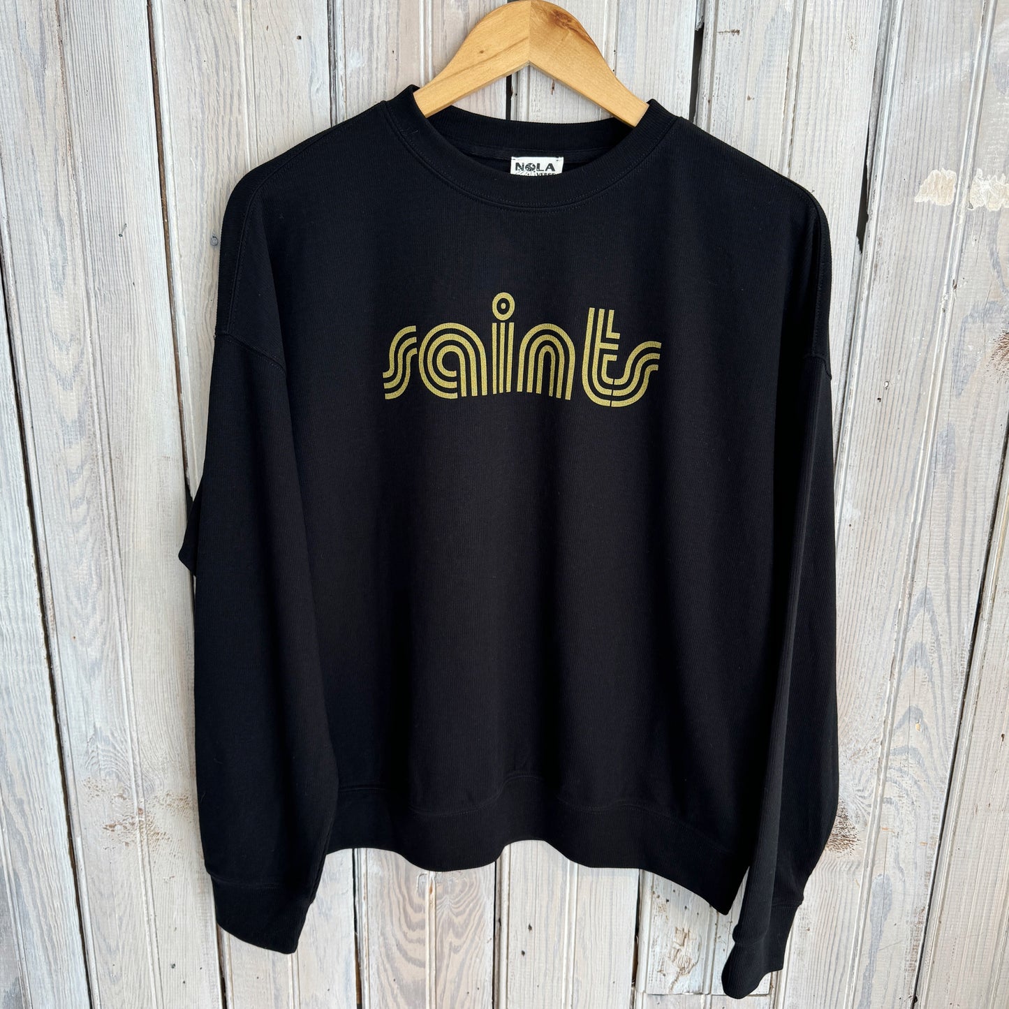 Mono Saints Ribbed Sweatshirt-black