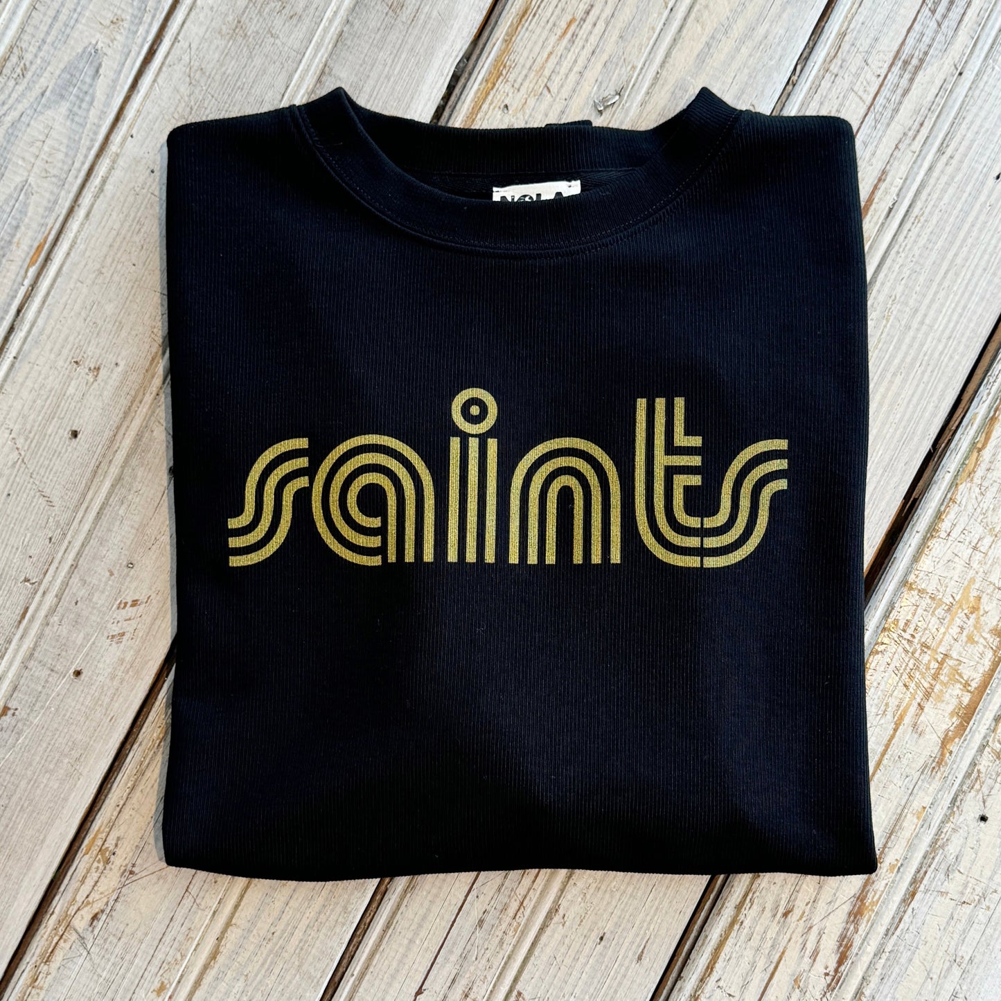 Mono Saints Ribbed Sweatshirt-black