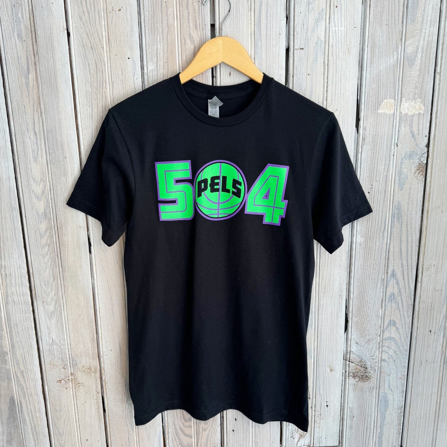 Pels 504 Unisex Tee-black/green