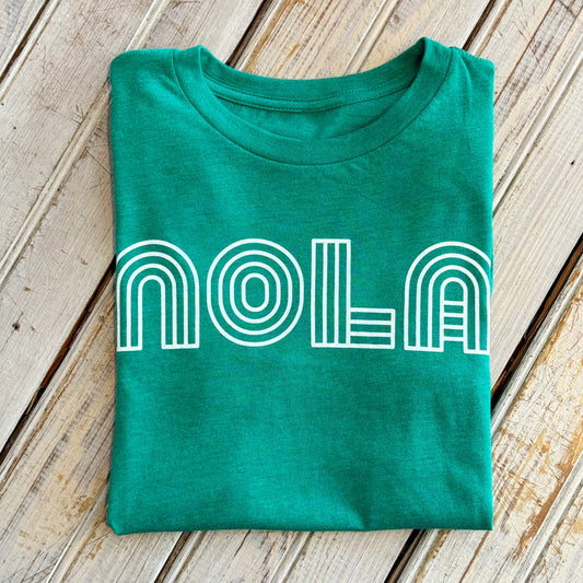 Mono Nola Women's Crew-tri green