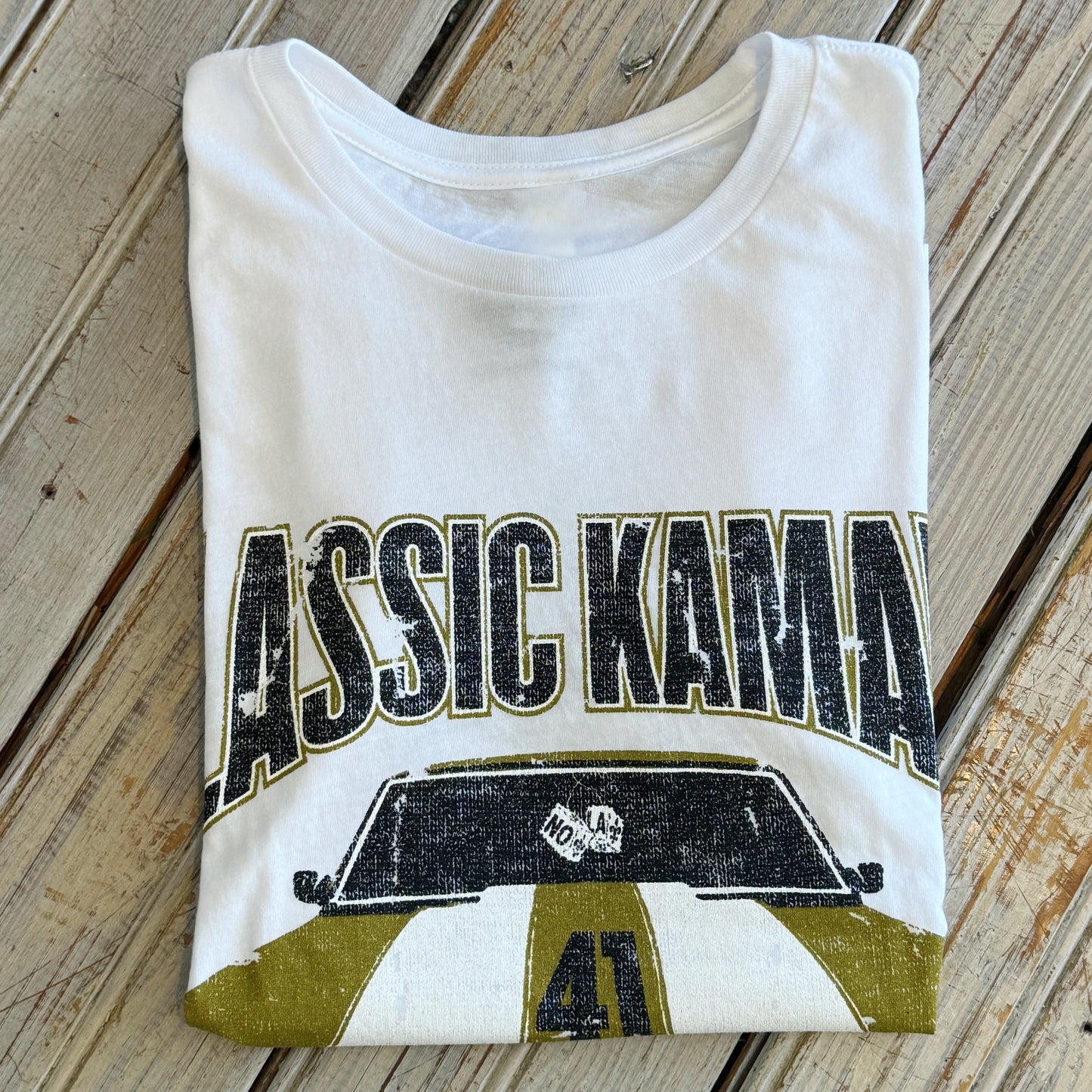 Classic Kamara Crew Neck Tee-white