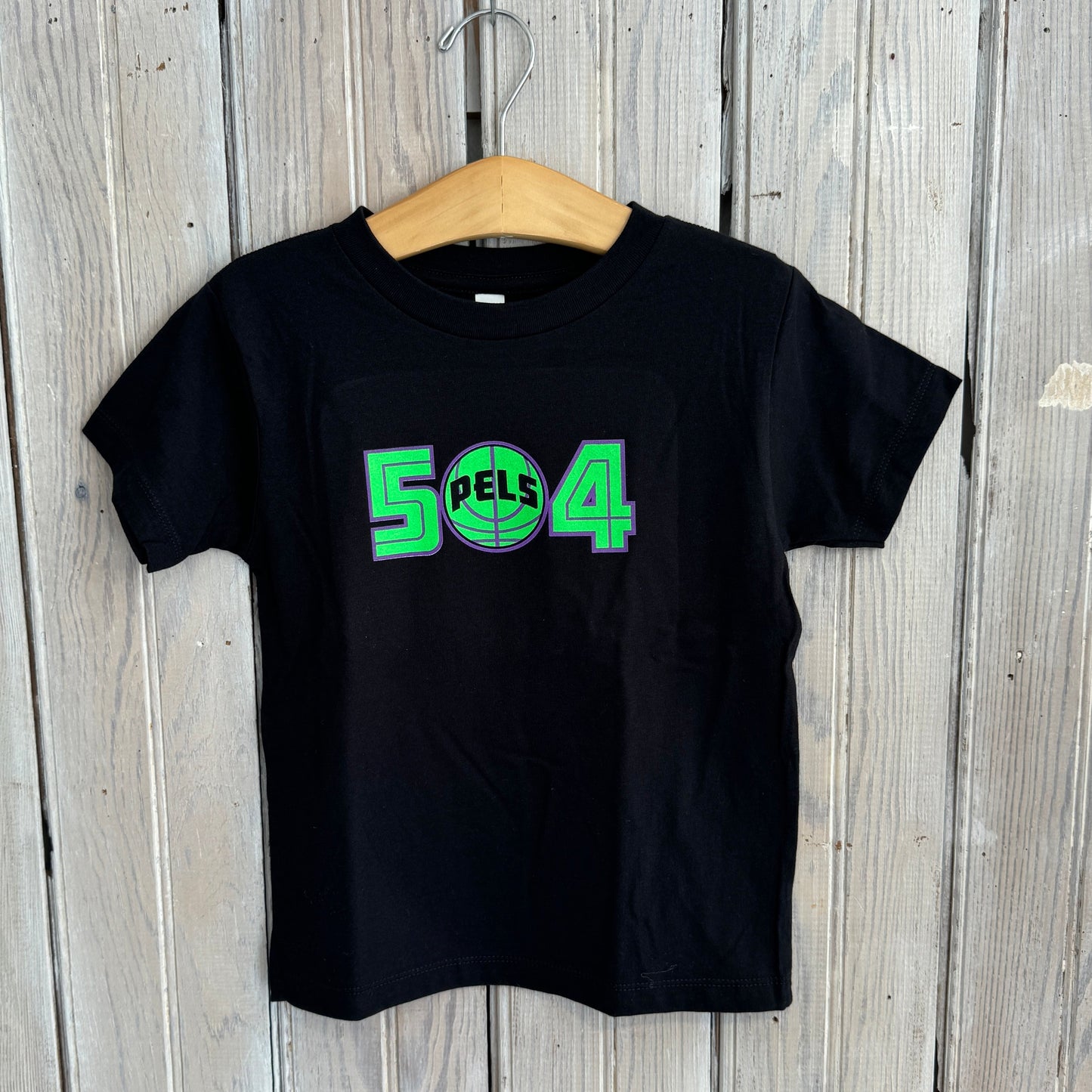 Pels 504 Kids Tee-black/green