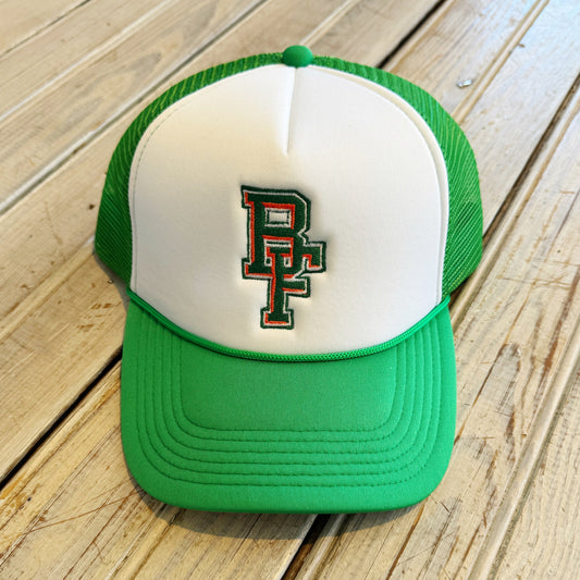 Ben Franklin BF Letters Trucker-green