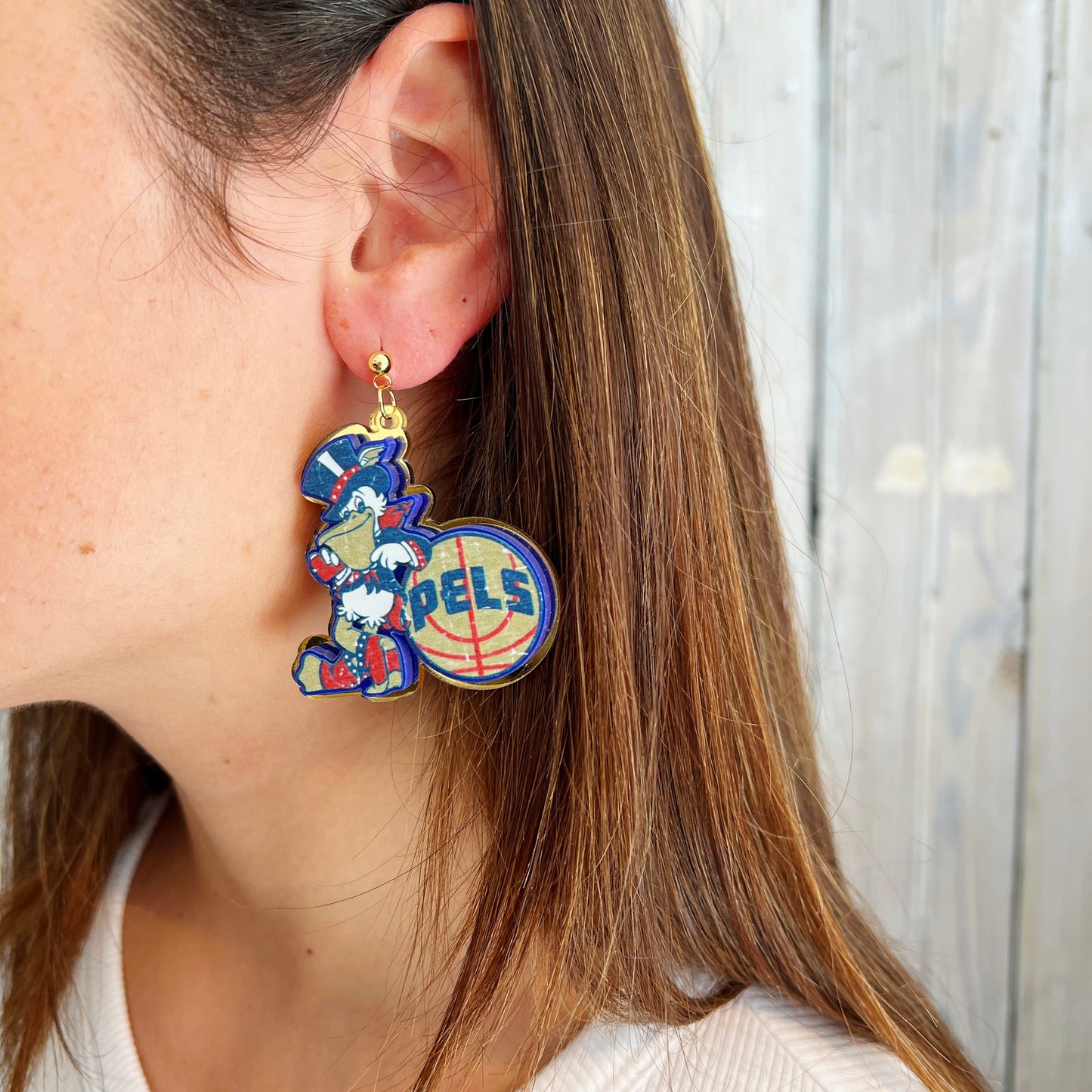 Retro Fair Pels Earring