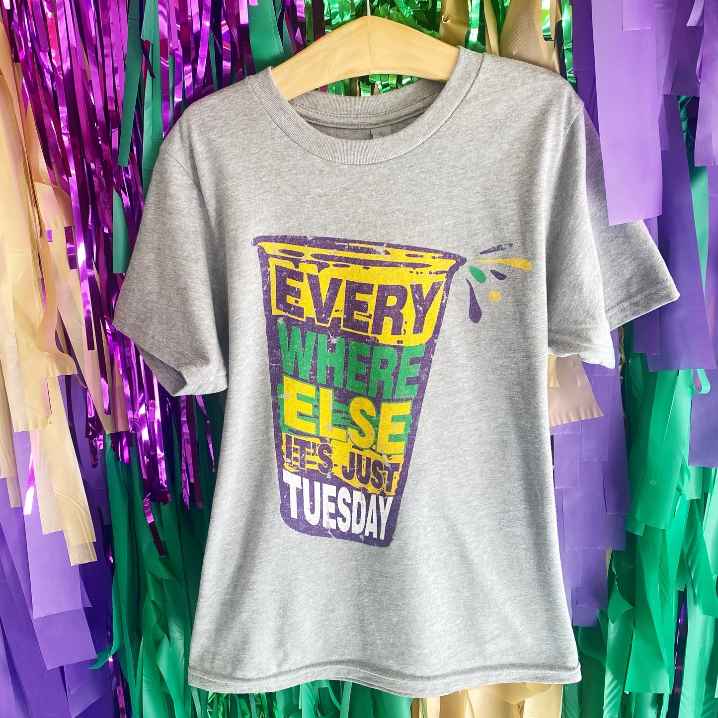 Everywhere Go Cup Kids Tee-hea grey