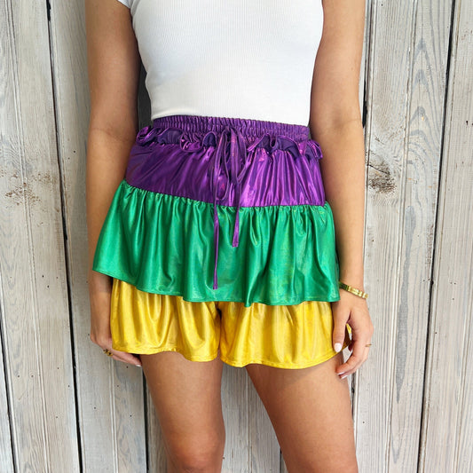 Nolaverse MG Metallic Layered Skort