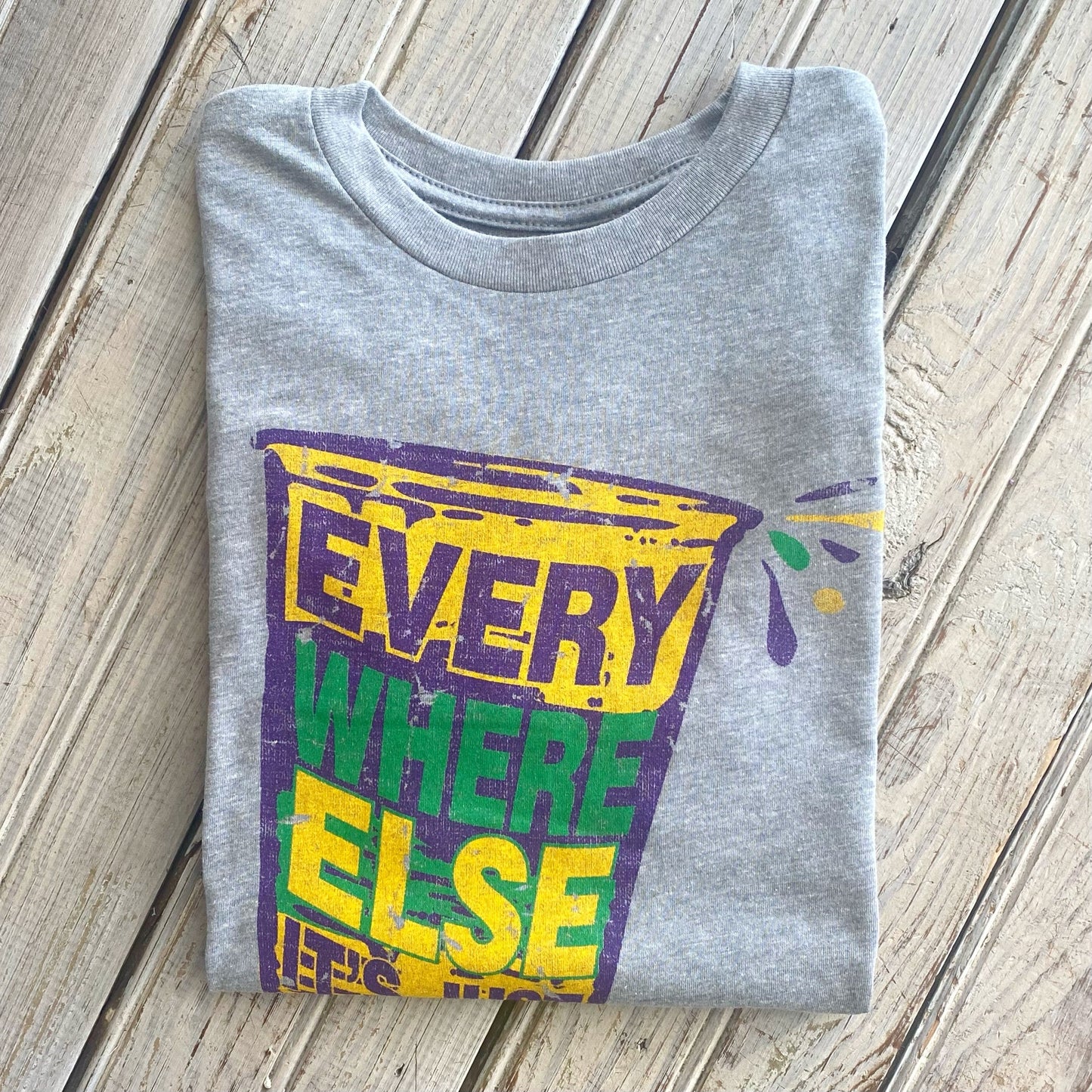 Everywhere Go Cup Kids Tee-hea grey