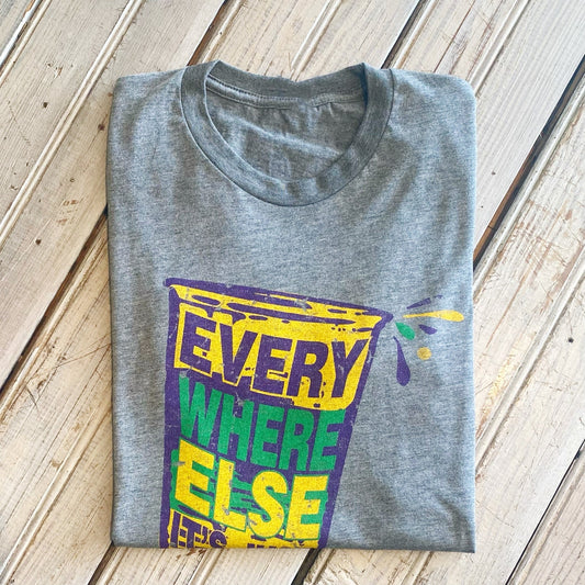 Everywhere Else Go Cup Tee-hea grey