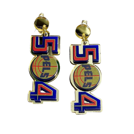 Pels 504 Double Layer Acrylic Earring