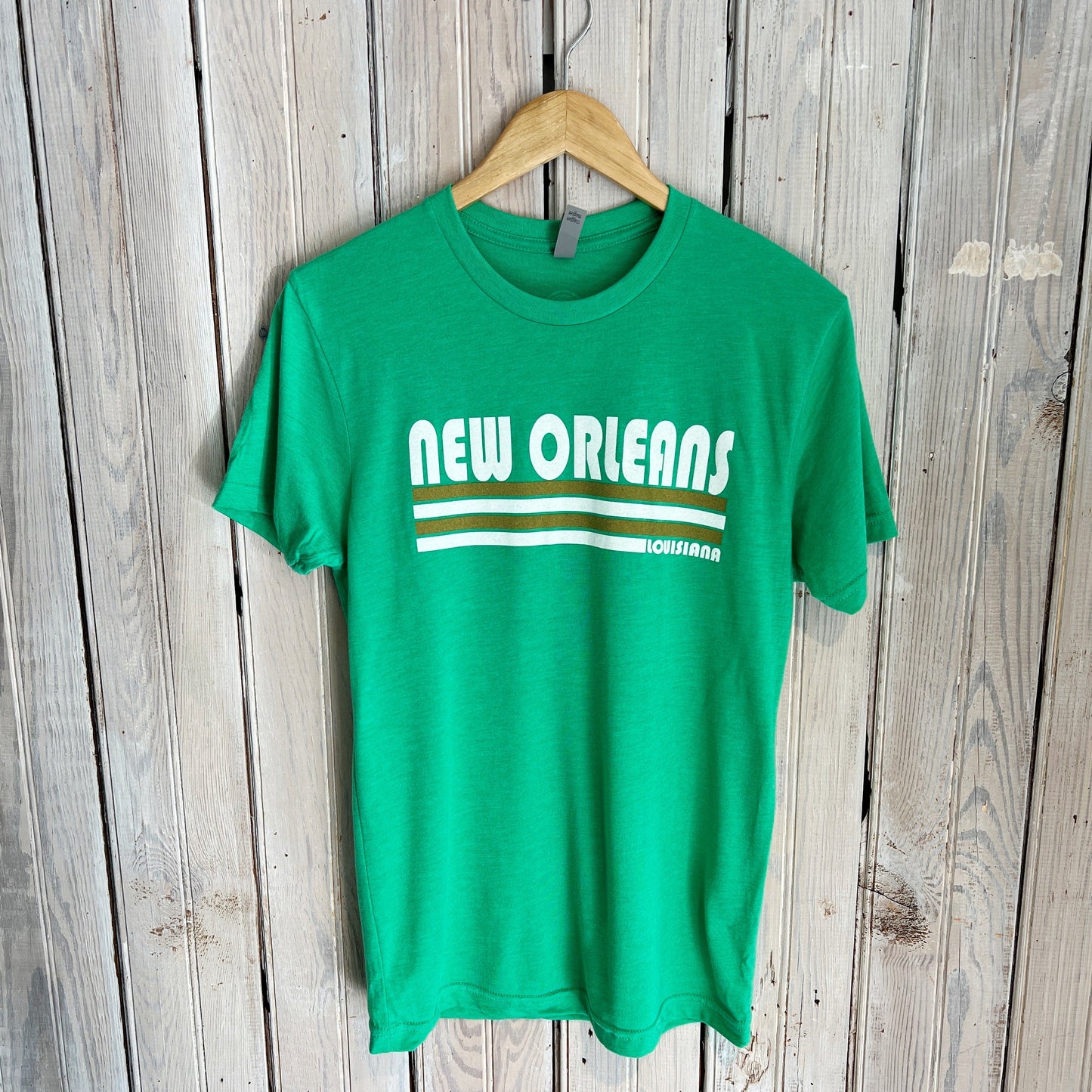 NO Stripe Unisex Tee-green