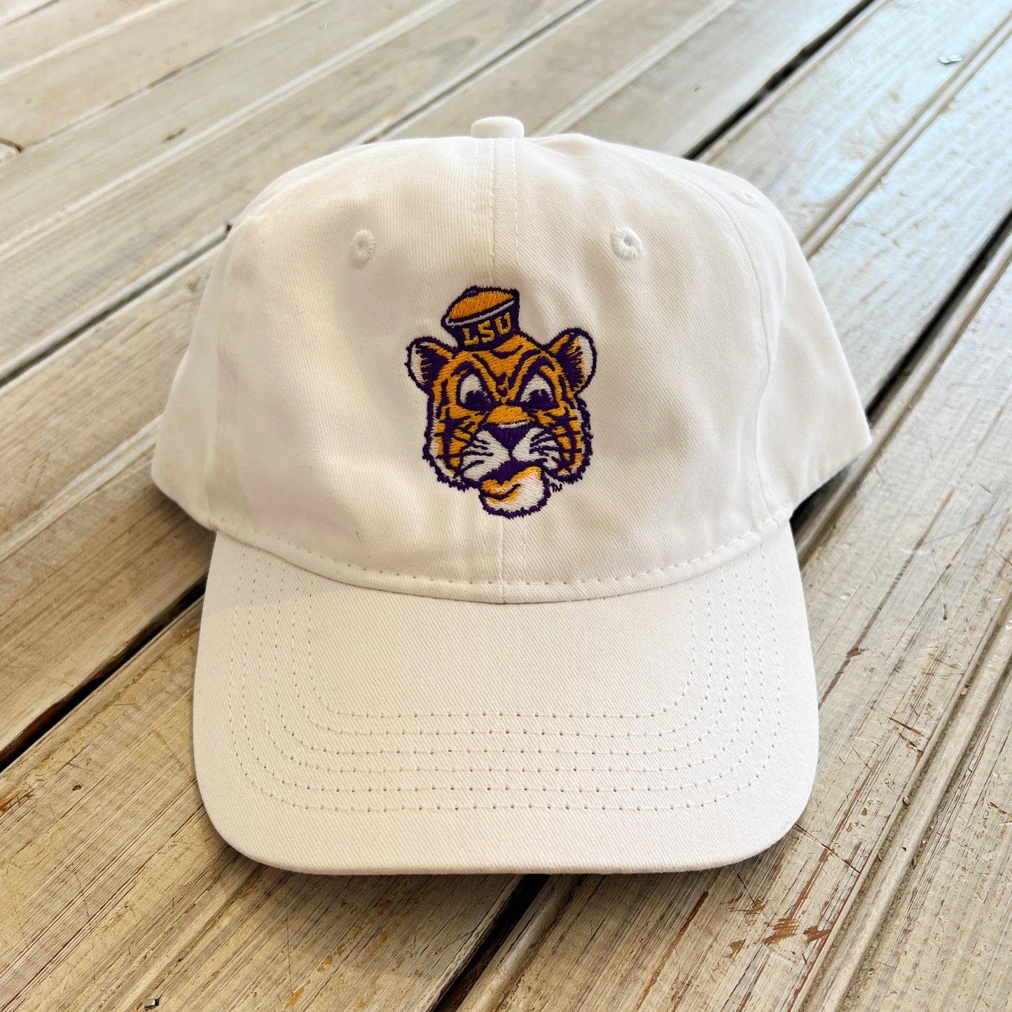 *PREORDER* LSU Sailor Mike Hat-white