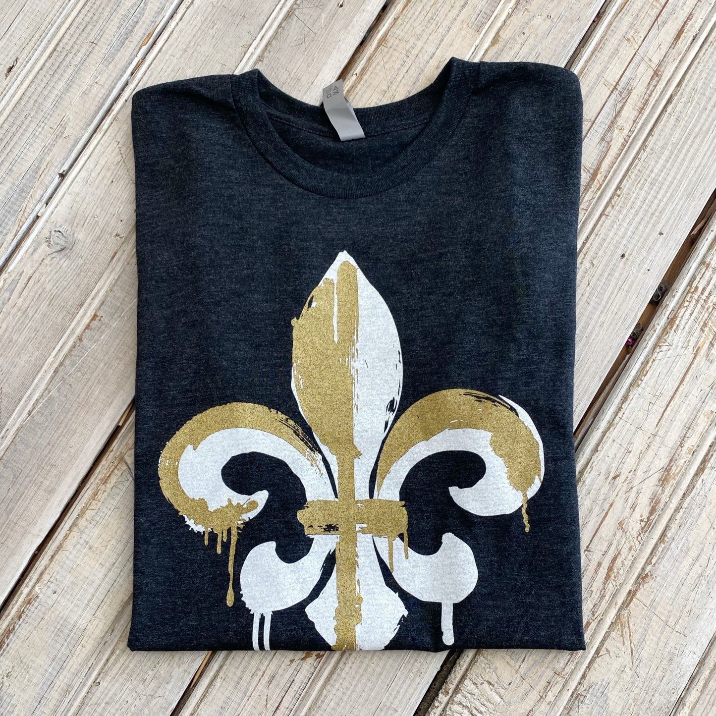 Dripping FDL Tee-tri black/gold