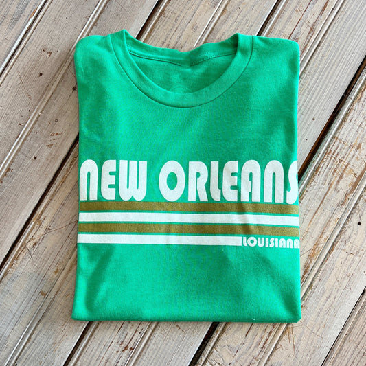 NO Stripe Unisex Tee-green