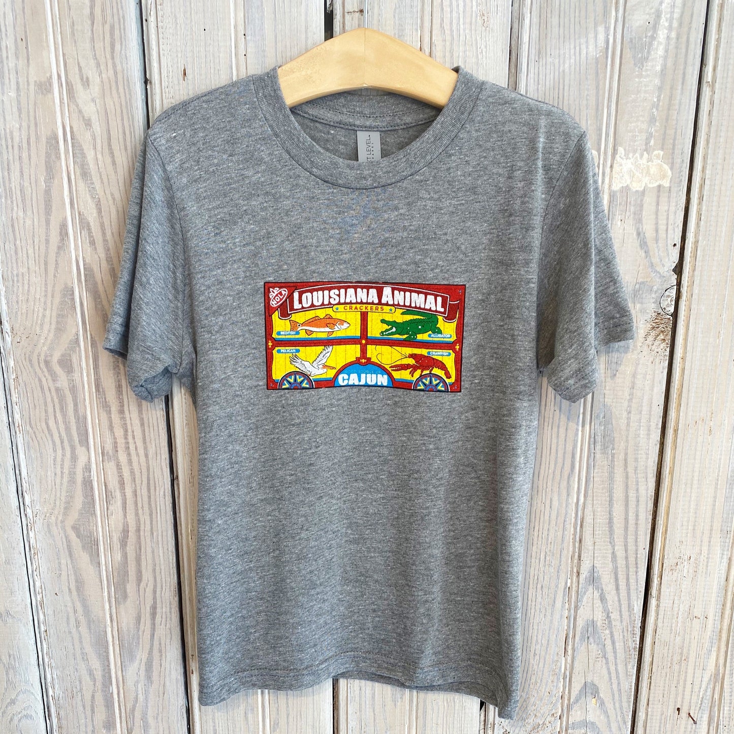 Animal Crackers Kids Tee-grey