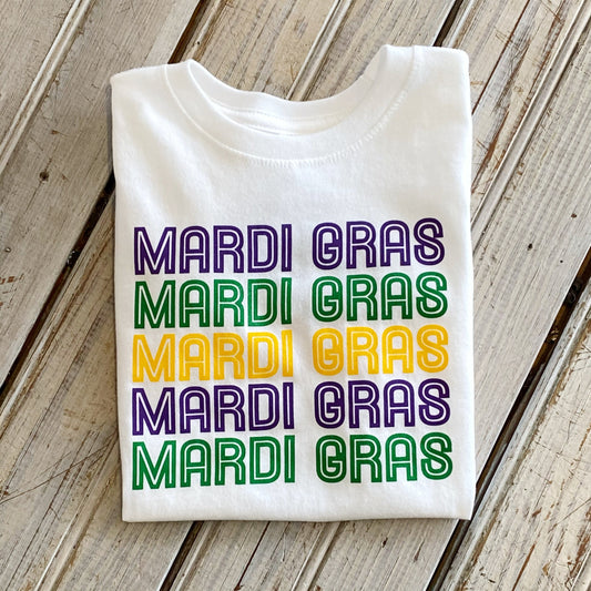 Mardi x 5 Kids T-white