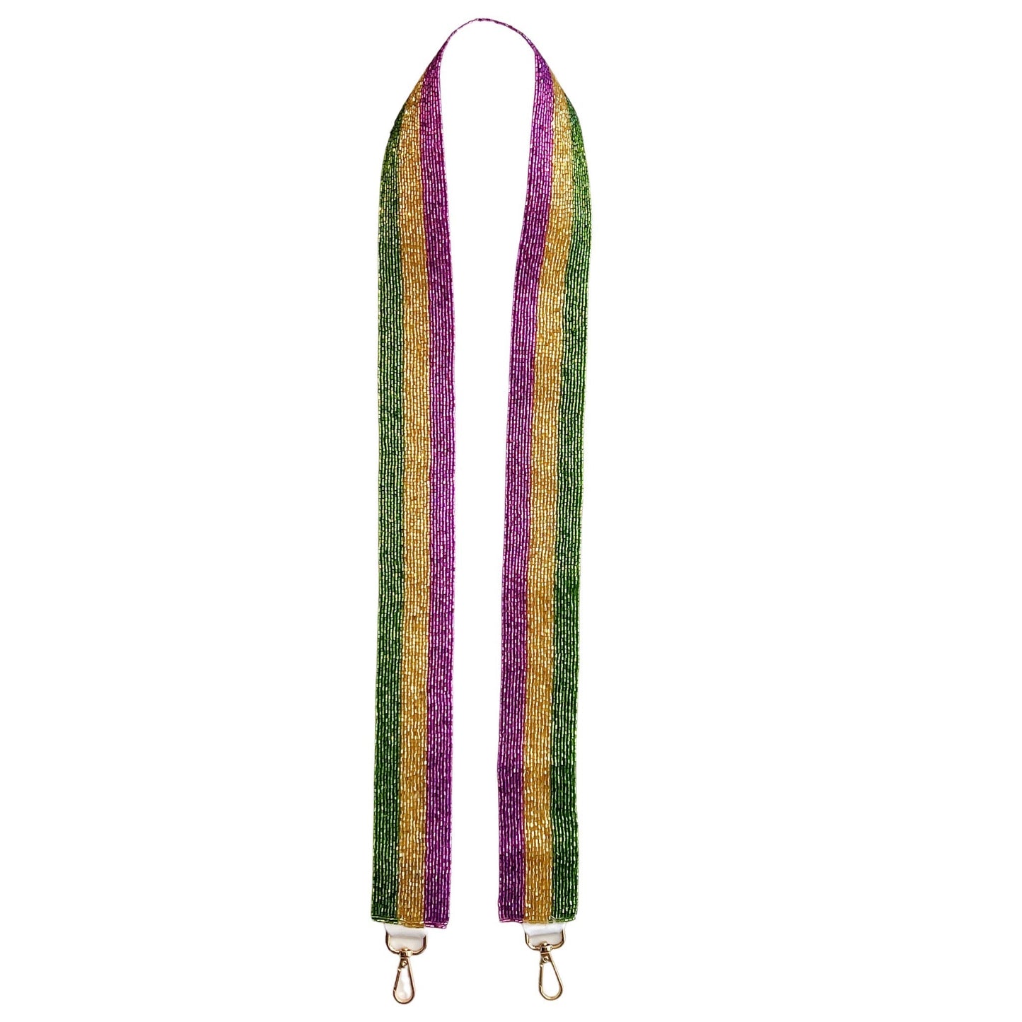 Beaded Striped Mardi Stripe Strap-multi