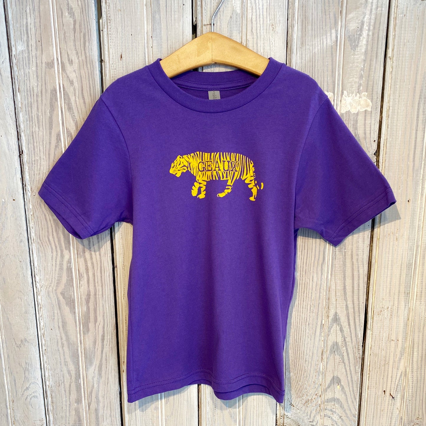 Geaux Tigers Kids-purple