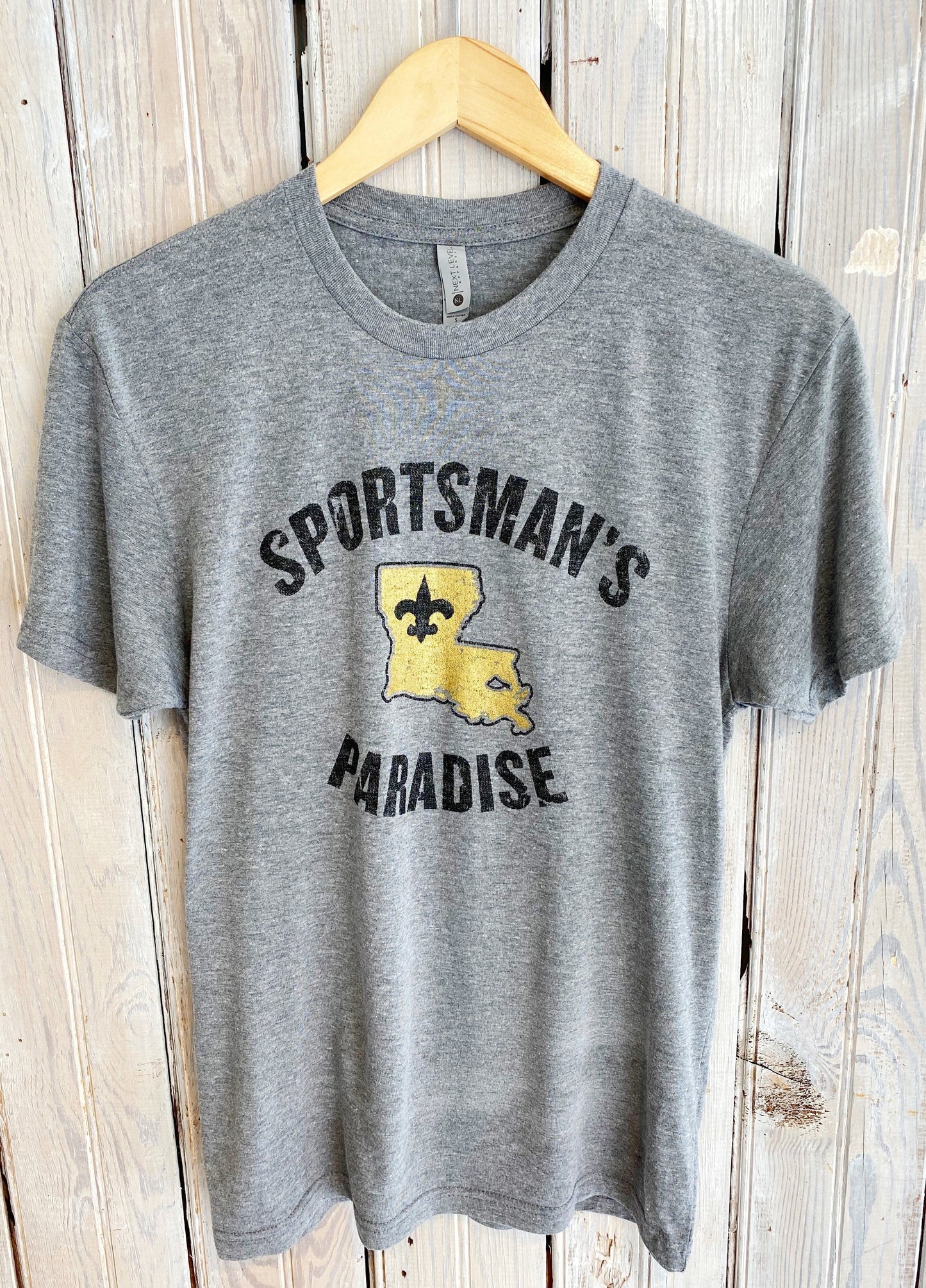 Sportsman's Paradise Unisex Tee-Saints Grey