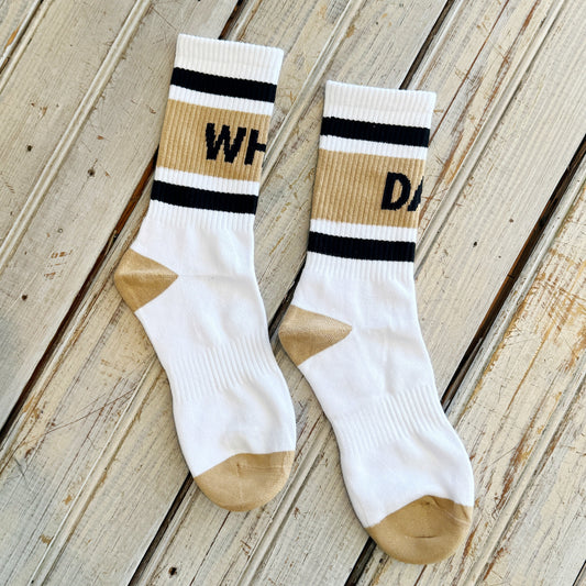 *PREORDER* Nolaverse Who Dat Varsity Sock